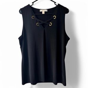Michael Kors Black Sleeveless Top